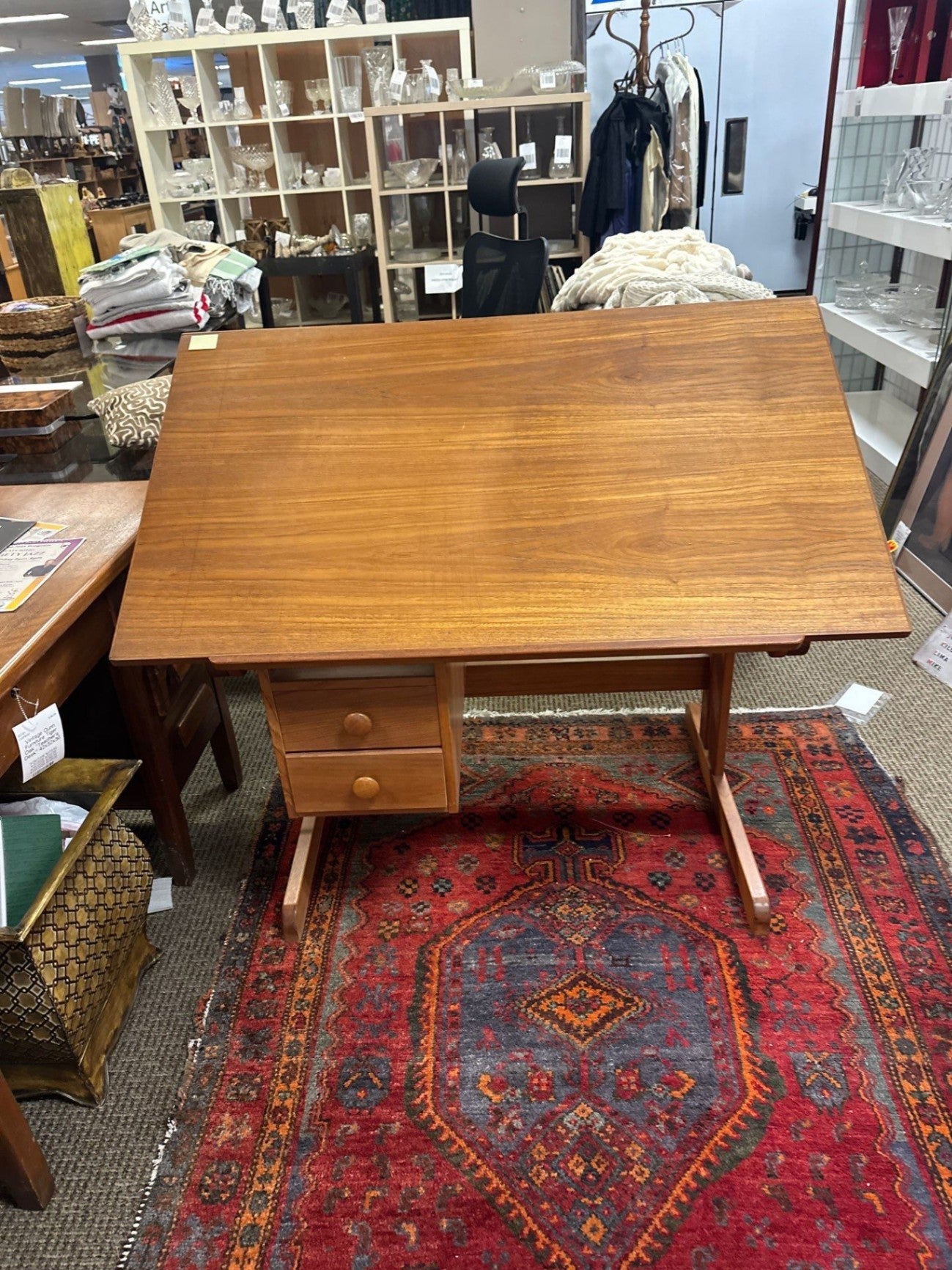 H. Sigh & Søns Mid-Century Drafting Desk Adjustable