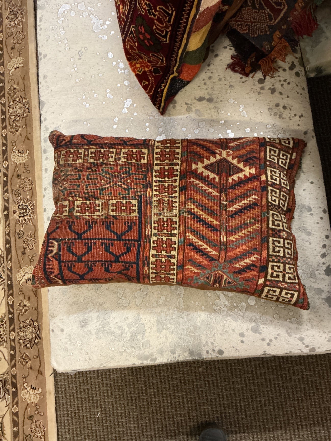 Vintage Kilim Rug Pillow 25 x 16