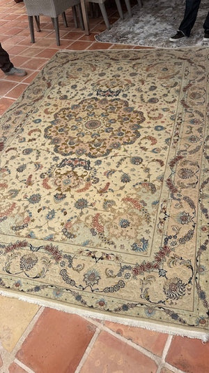 Persian Tabriz Silk / Wool  Rugs 6x10