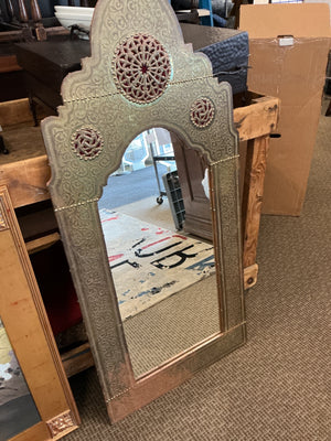 Moroccan Metal Frame Wall Mirror