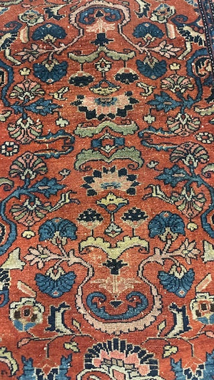 Persian Hamadan / Malayer Wool Pile Rug 48x33