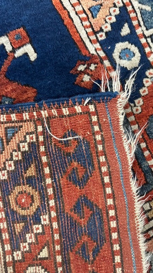 Kazak Style Wool Rug 5x7 Ft