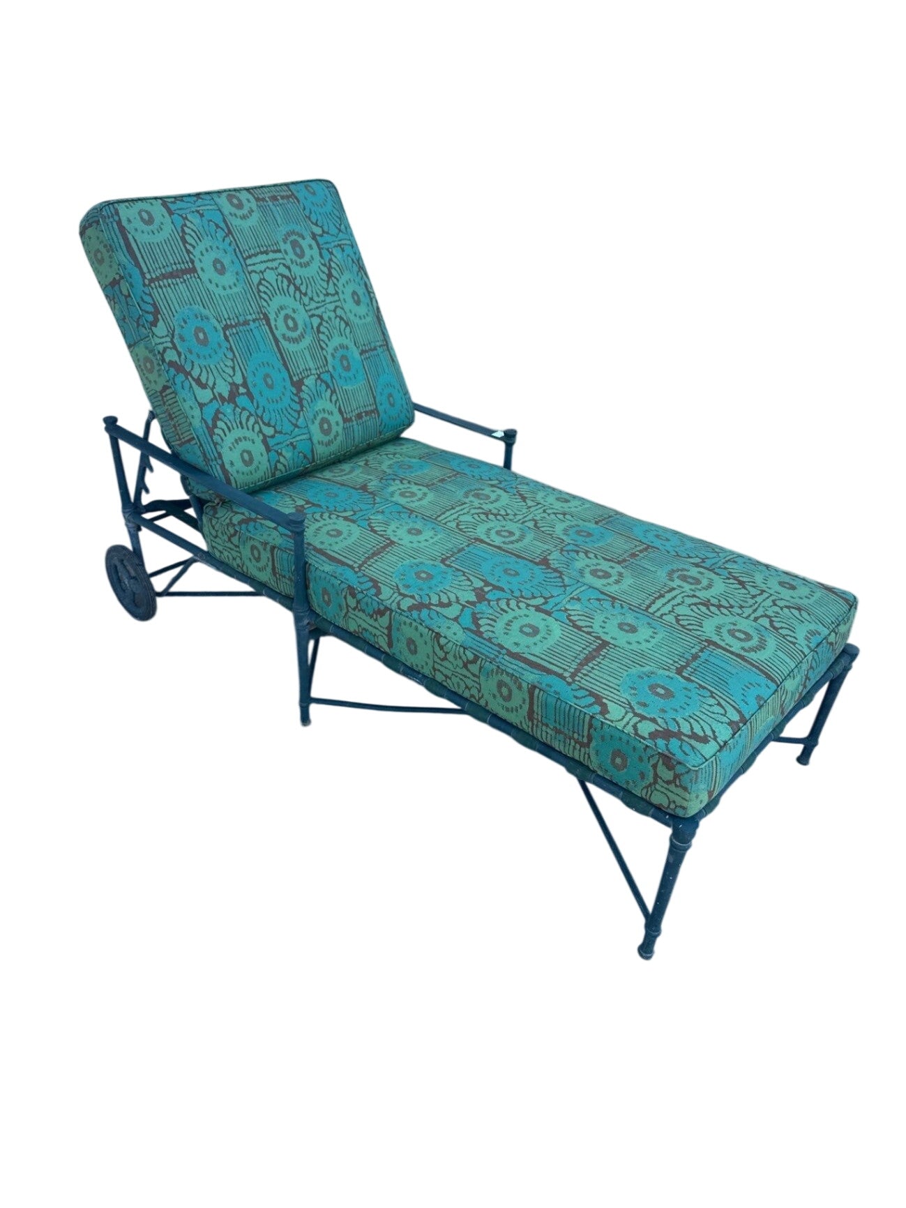 Vintage Brown Jordan Strap Chaise Lounge