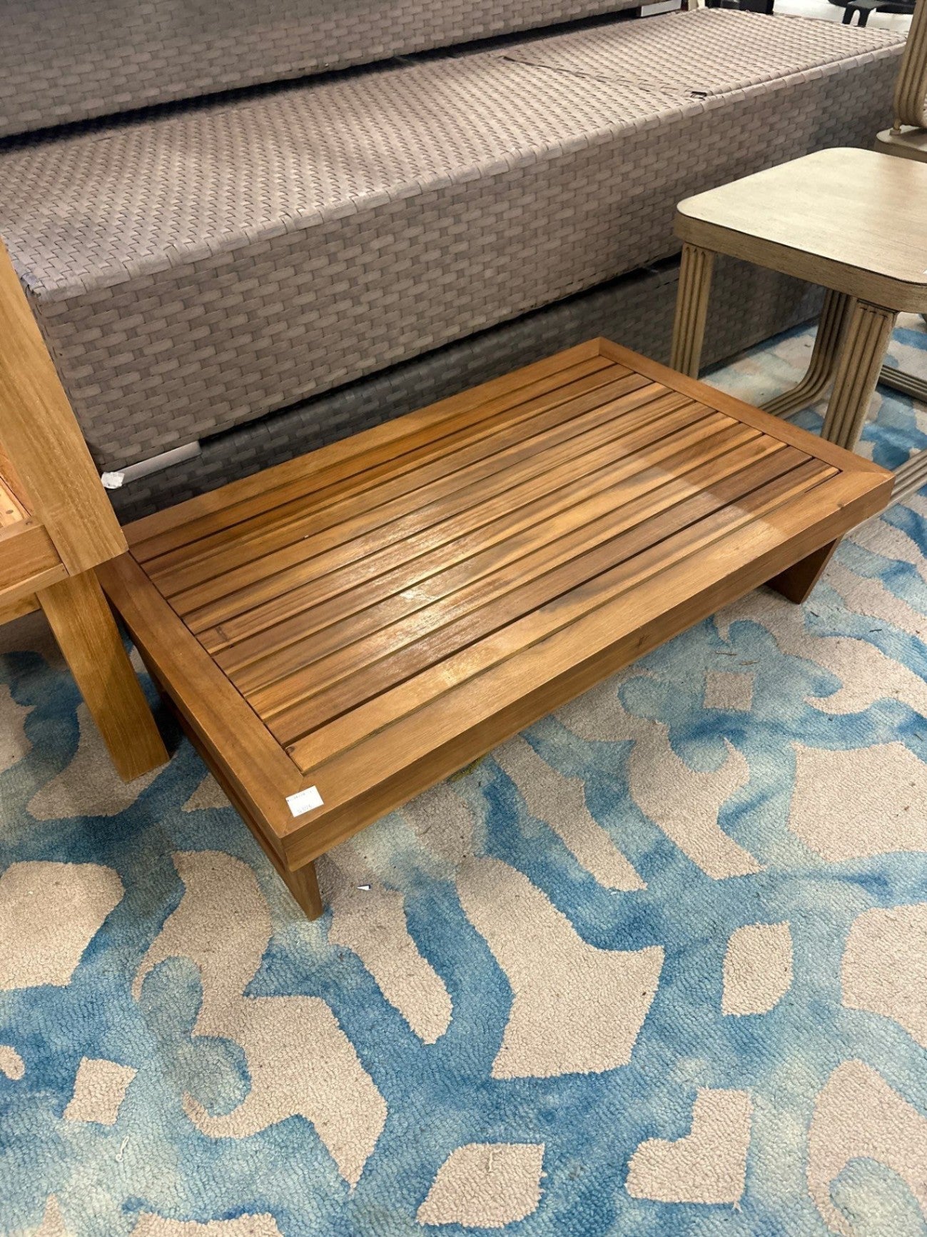 Modway Teak Patio Coffee Table