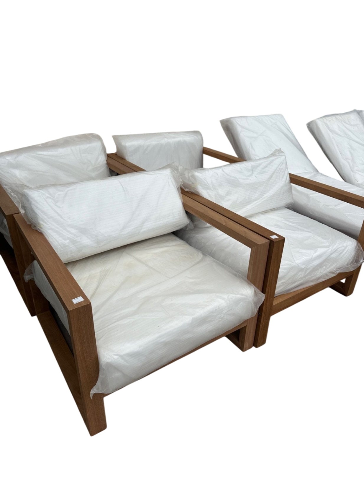 Modway  Outdoor Patio Teak Armchair With Cushions