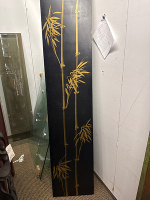 Chinese handpainted triptych
