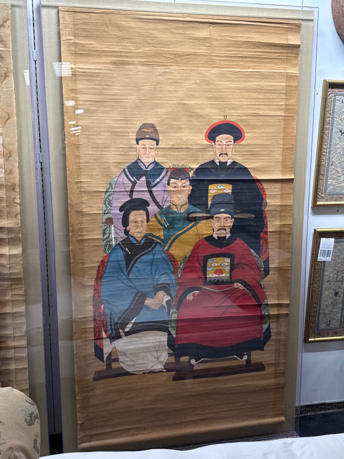 Chinese family ancestor portrait