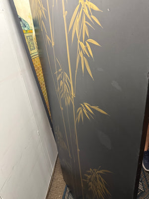 Chinese handpainted triptych