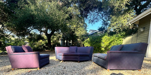 Vintage Custom Purple Sectional