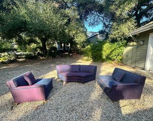 Vintage Custom Purple Sectional