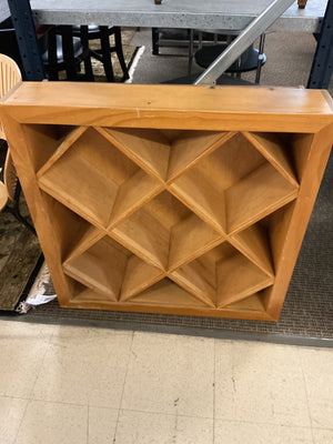 Wooden Wall Wine Rack