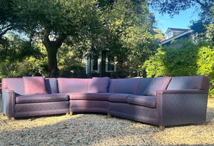 Vintage Custom Purple Sectional