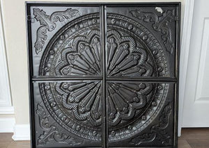Tin Ceiling Tile Wall Art Medallion