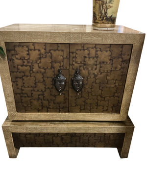 Maitland Smith polynesian Style TV Cabinet