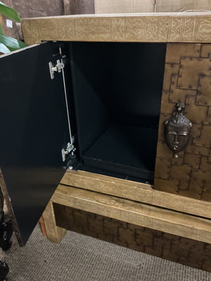 Maitland Smith polynesian Style TV Cabinet