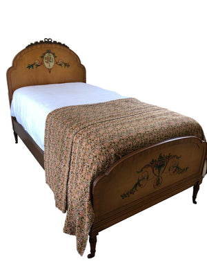 Antique Bed “Widdicomb” 80 “ Long x 43” Wide, Head board 53 “ high. Two available sold by each.