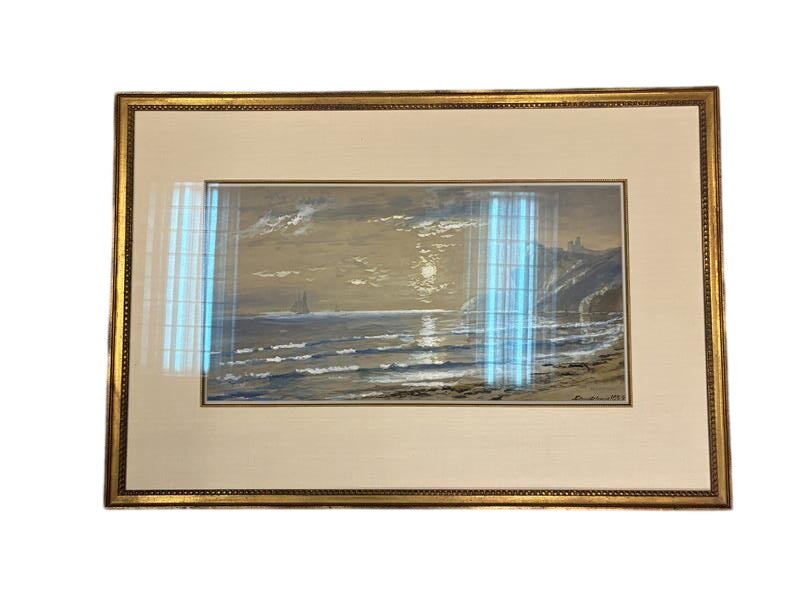 Edmund Darch Lewis Seascape 34x1x23.5