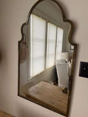 Wisteria Brass Frame Mirror 55 x 30