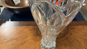 Vintage Lead Crystal Vase Approx 13in