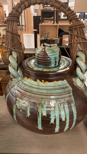 Monumental Chinese Calligraphy Teapot