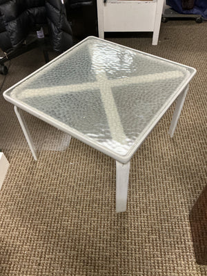 Glass Patio  Side Table