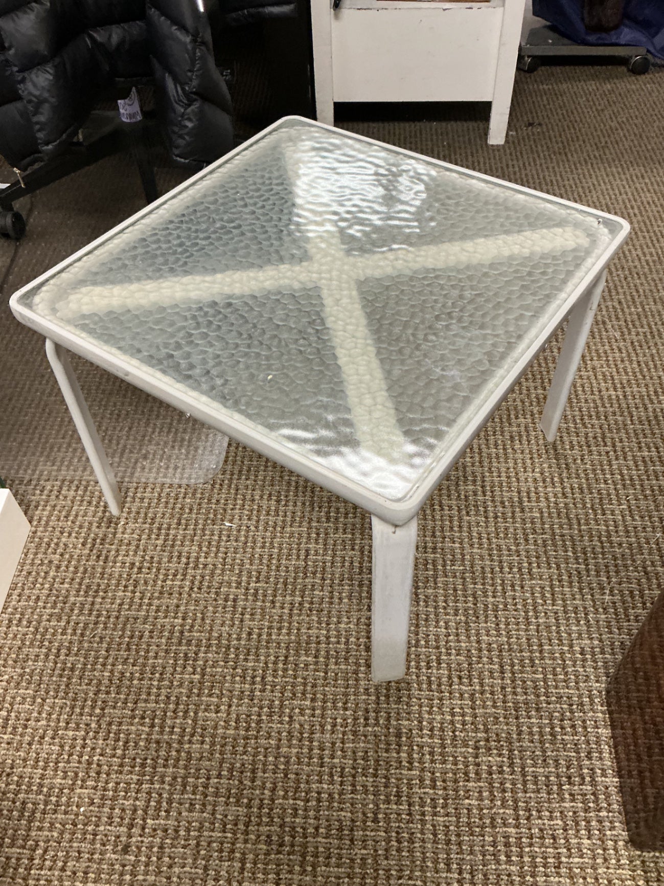 Glass Patio  Side Table