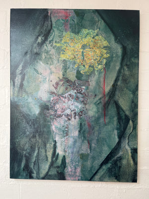Kate Register Mixed Media Abstract Painting 48x30