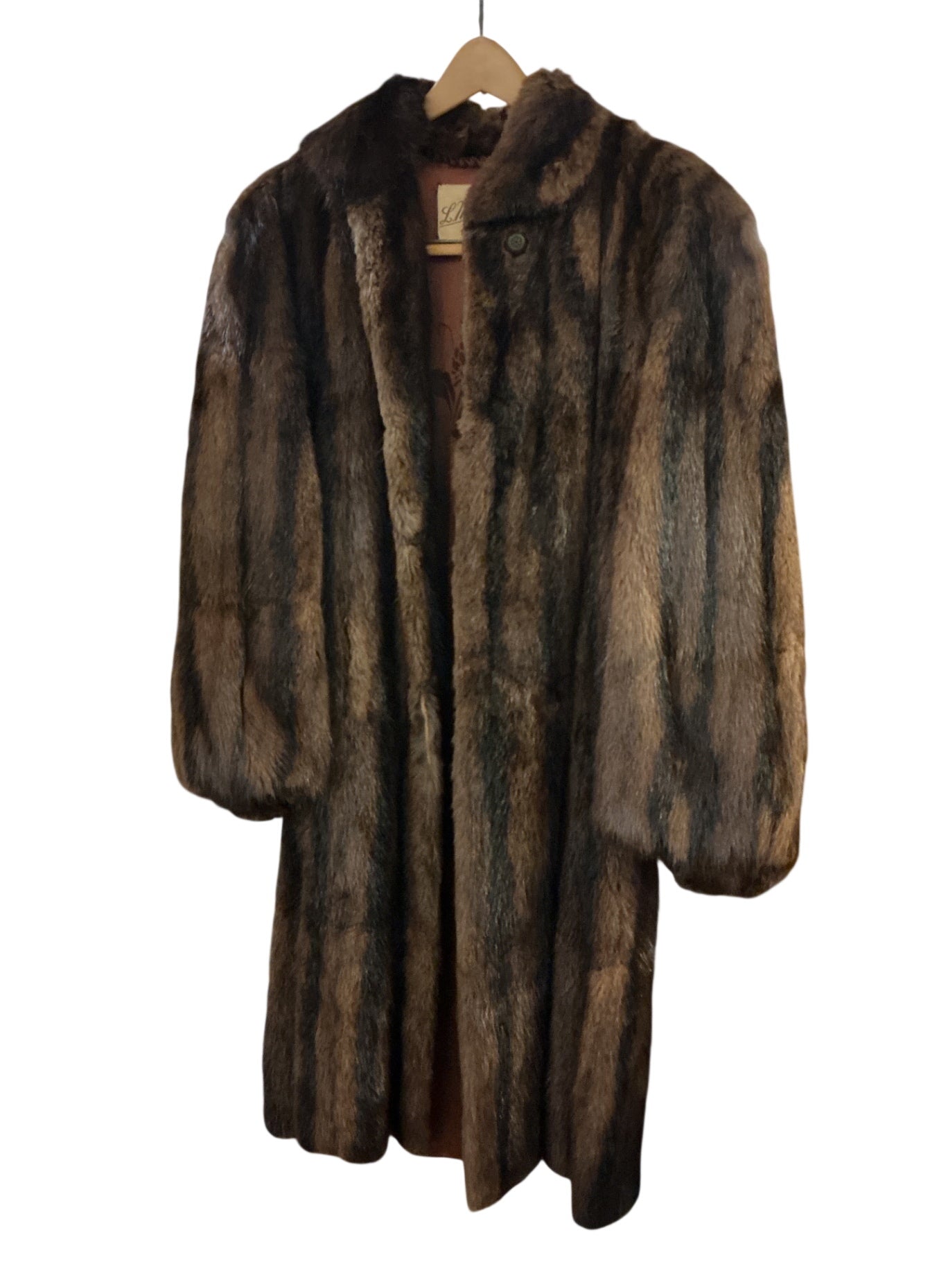 Vintage Mink Coat L. Milo Matson Moorehead Minnesota circa 1930-1950