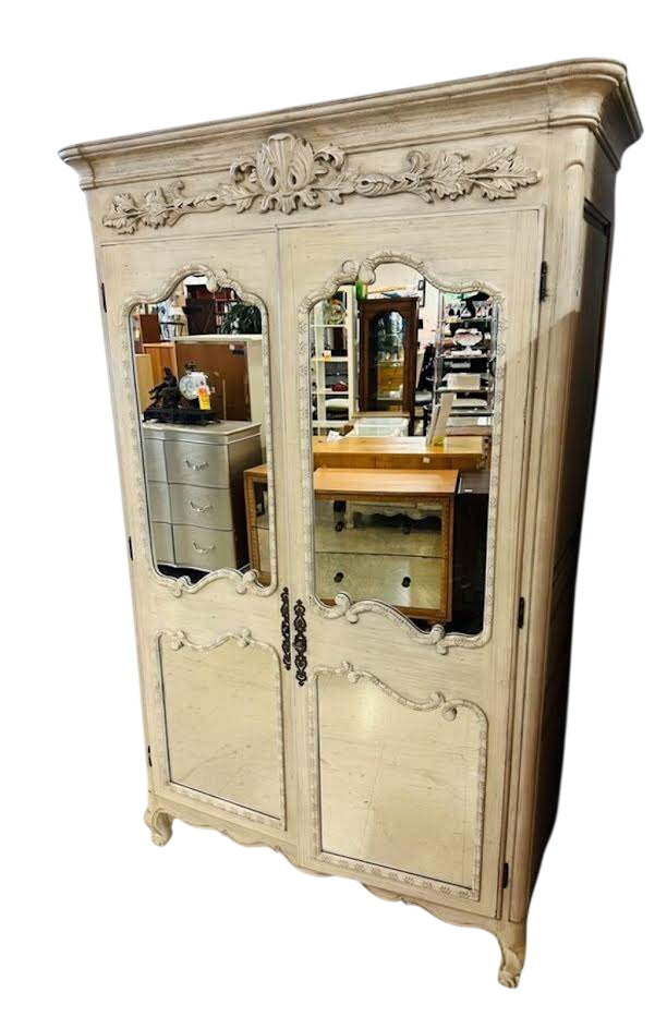 Restoration Hardware  Adelaide Armoire 76 Tall 22 Deep 44 Wide