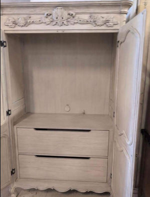 Restoration Hardware  Adelaide Armoire 76 Tall 22 Deep 44 Wide