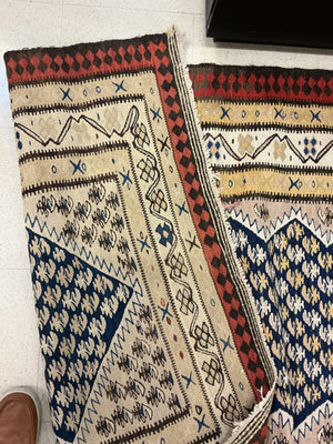 Persian Tribal Kilim Runner Rug 14' x3'.5
