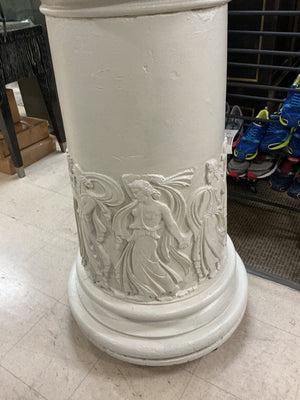 Composite Muse Pedestal On Wheels