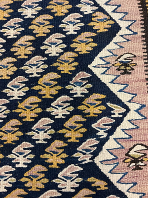 Persian Tribal Kilim Runner Rug 14' x3'.5