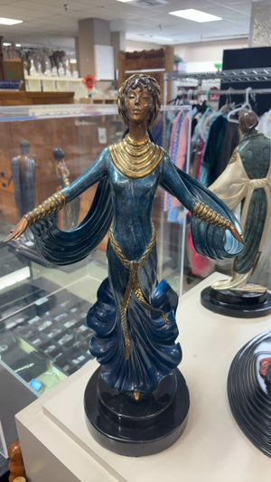 Erte Bronze Ecstasy Sculpture