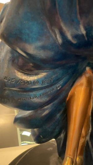 Erte Bronze Ecstasy Sculpture