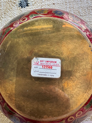 Vintage Indian Brass Ice Bucket