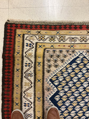 Persian Tribal Kilim Runner Rug 14' x3'.5
