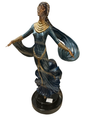Erte Bronze Ecstasy Sculpture