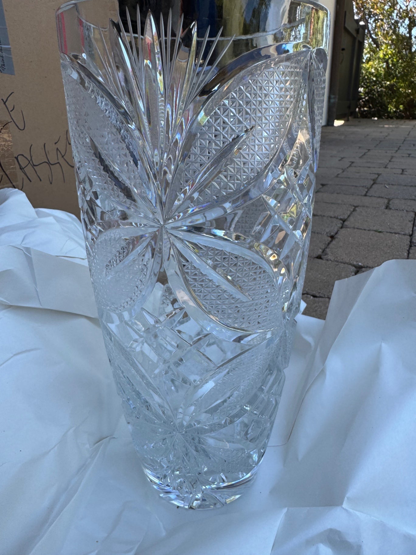 Russian Lead Crystal Vase