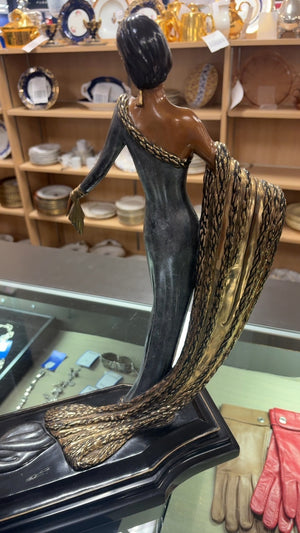 Erte Bronze Duetto 7 Arts 1989  Limited London 189/ 500