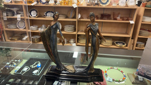 Erte Bronze Duetto 7 Arts 1989  Limited London 189/ 500