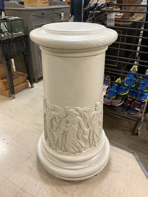 Composite Muse Pedestal On Wheels