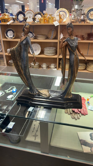 Erte Bronze Duetto 7 Arts 1989  Limited London 189/ 500
