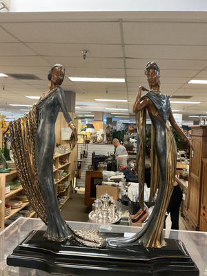 Erte Bronze Duetto 7 Arts 1989  Limited London 189/ 500