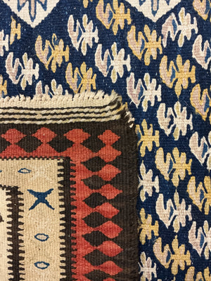 Persian Tribal Kilim Runner Rug 14' x3'.5
