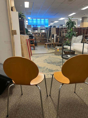 Modern Bentwood Chairs (Pair)