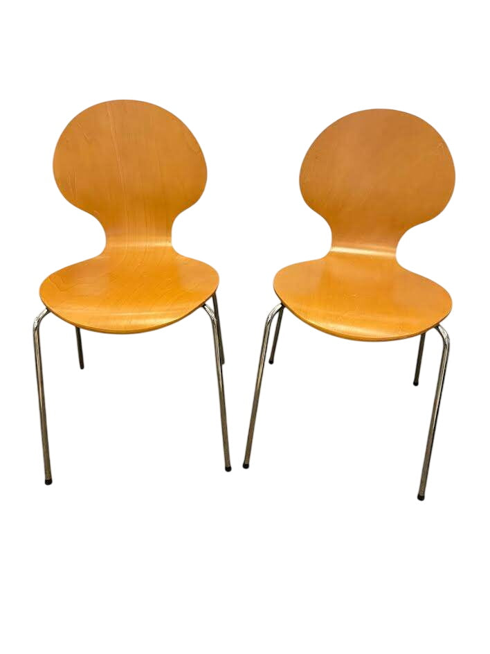 Modern Bentwood Chairs (Pair)