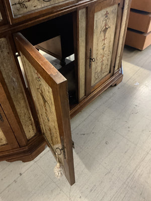 Demi-Lune Venetian Painted Sideboard