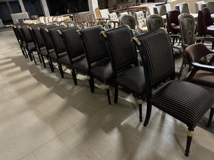 Hollywood Regency Versace Style Side Chairs (set of 6)