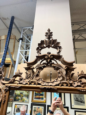 Victorian Rococo Revival Carved Wall Mirror